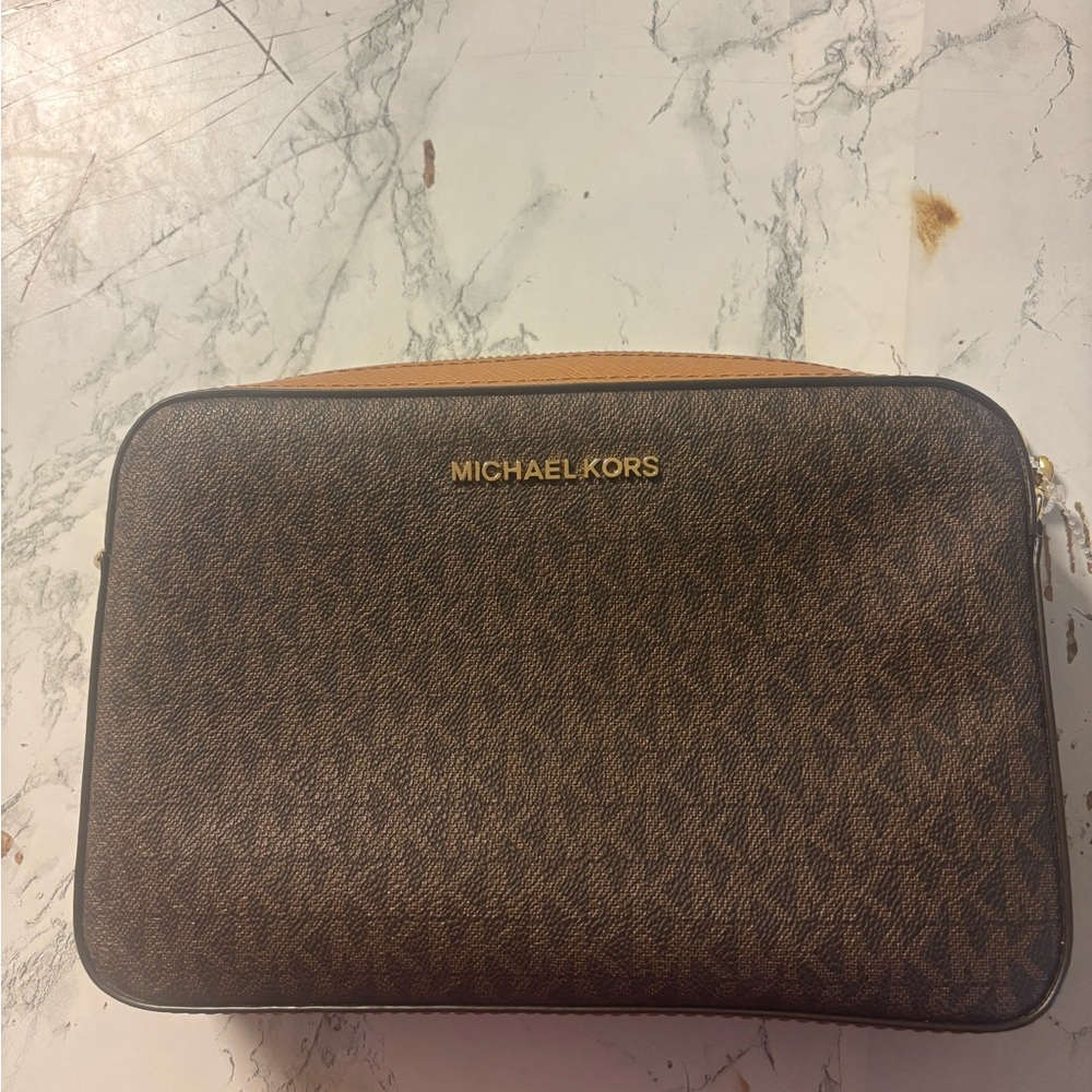 Michael kors brown shoulder purse